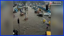 Waterlogging in Jogeshwari due to heavy rain