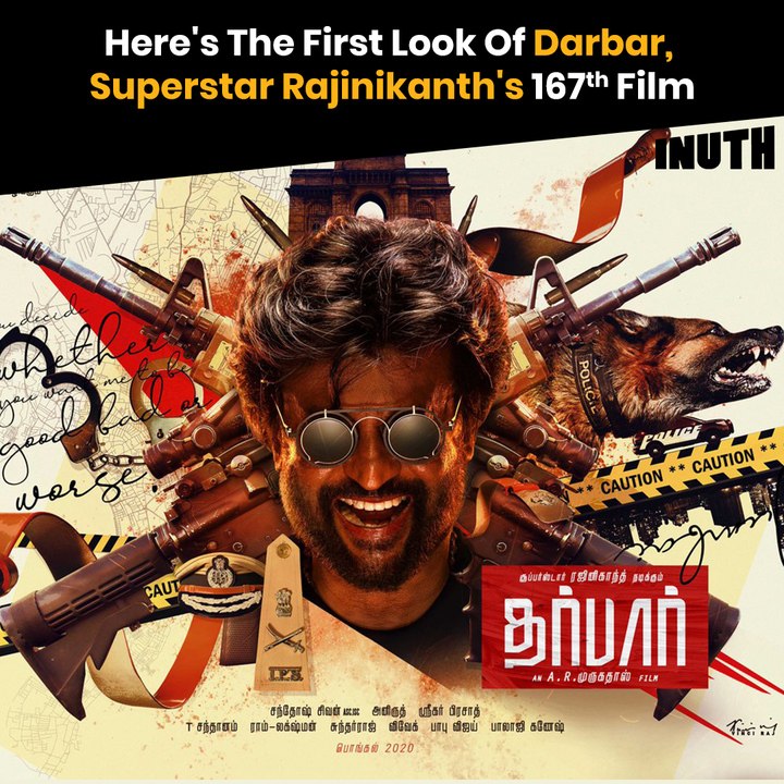 Here's The First Look Of Darbar, Superstar Rajinikanth's 167th Film