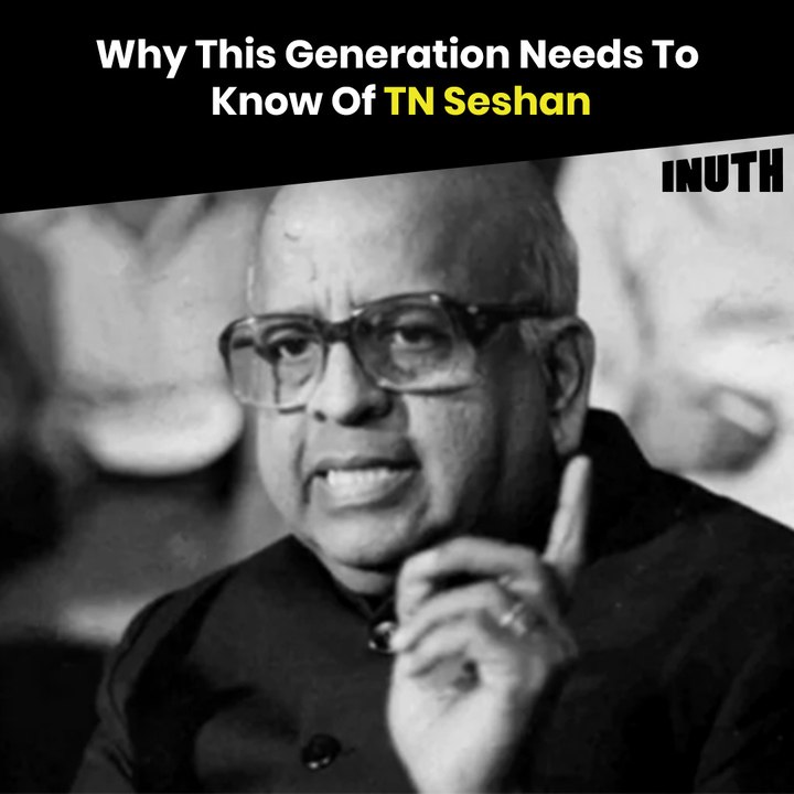 Why This Generation Needs To Know Of TN Seshan video Dailymotion