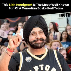 This Sikh Immigrant Is The Most Well-Known Fan Of A Canadian Basketball Team