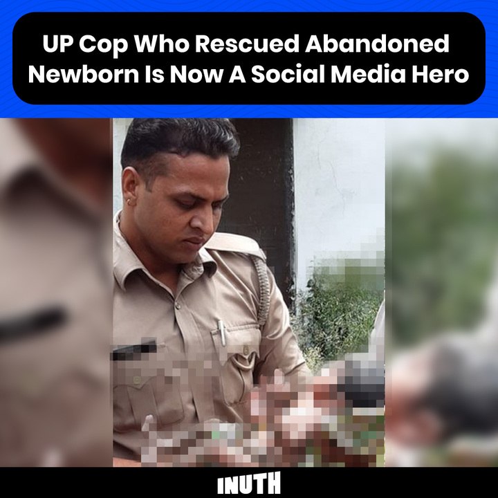 UP Cop Who Rescues Abandoned Newborn Is Now A Social Media Hero