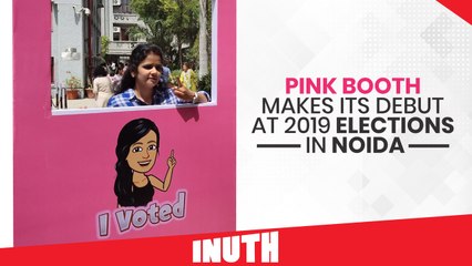 Pink Booth Makes Its Debut At 2019 Elections In Noida