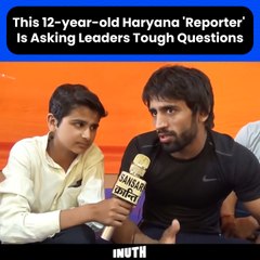 This 12-year-old Haryana 'Reporter' Is Asking Leaders Tough Questions