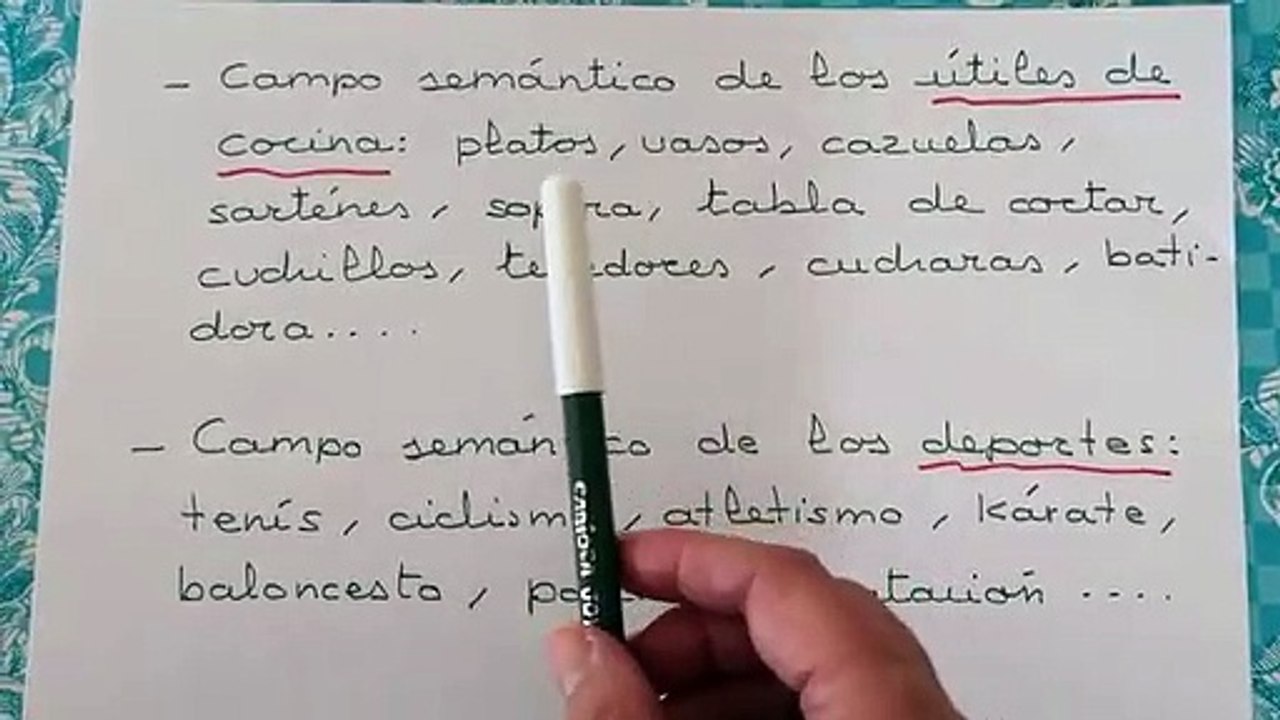 EL CAMPO SEMÁNTICO