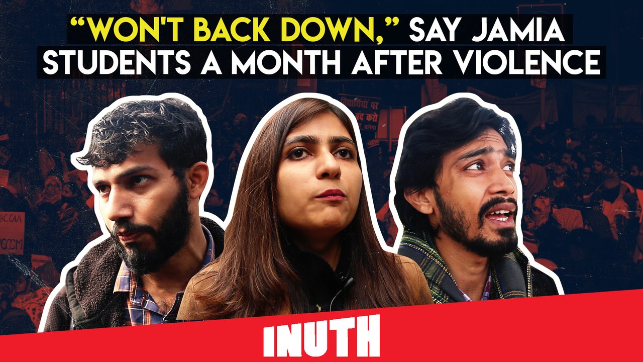 "Won't Back Down," Say Jamia Students A Month After Violence