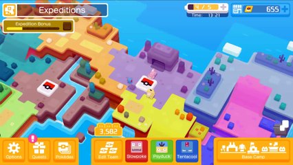 Pokemon Quest 5.5 Boss - Belly Button Cave - Golem