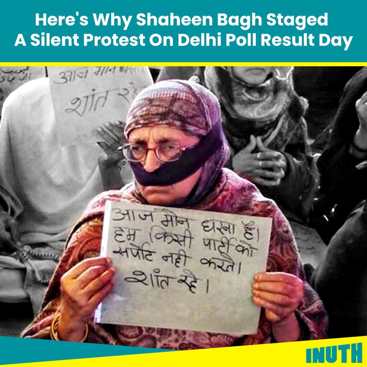 Here's Why Shaheen Bagh Staged A Silent Protest