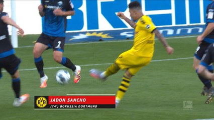 Sancho hits first hat-trick as Dortmund thrash Paderborn