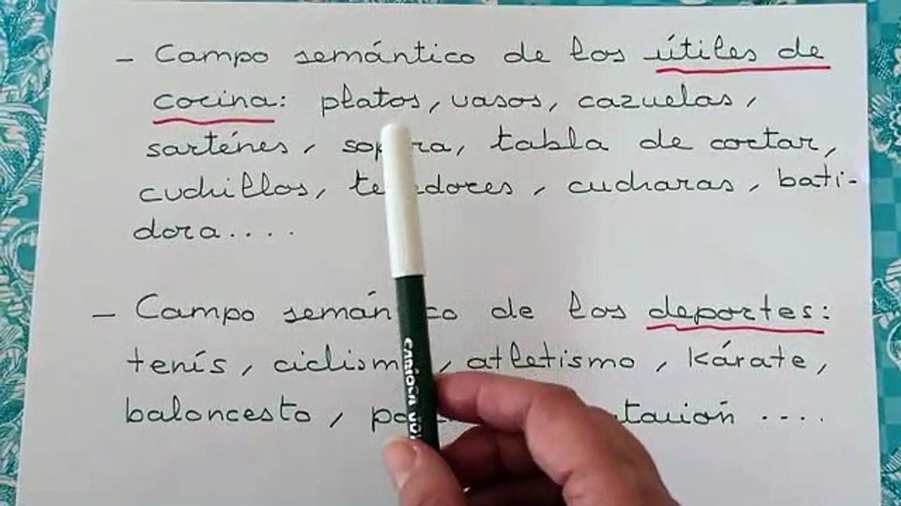 CAMPO SEMÁNTICO