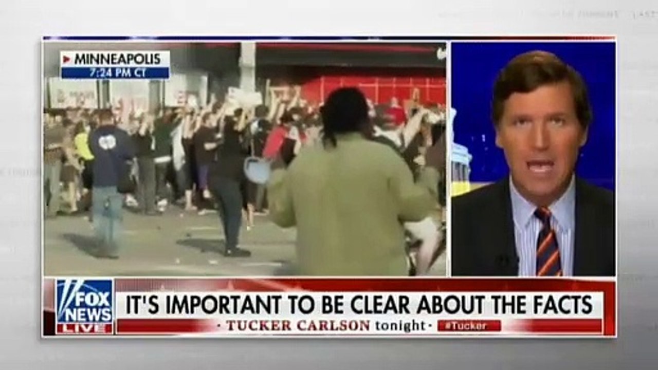 Why is Tucker Carlson for urging 'order' from people of color -- but never demanding it of police