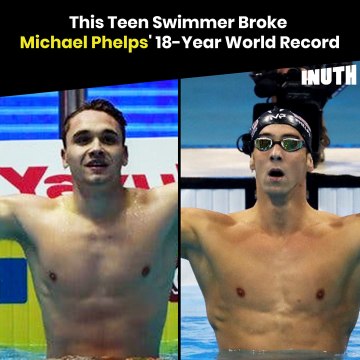 This Teen Swimmer Broke Michael Phelps' 18-Year World Record