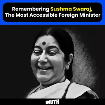 Remembering Sushma Swaraj, The Most Accessible Foreign Minister