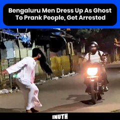 Bengaluru Men Dress Up As Ghost To Prank People, Get Arrested