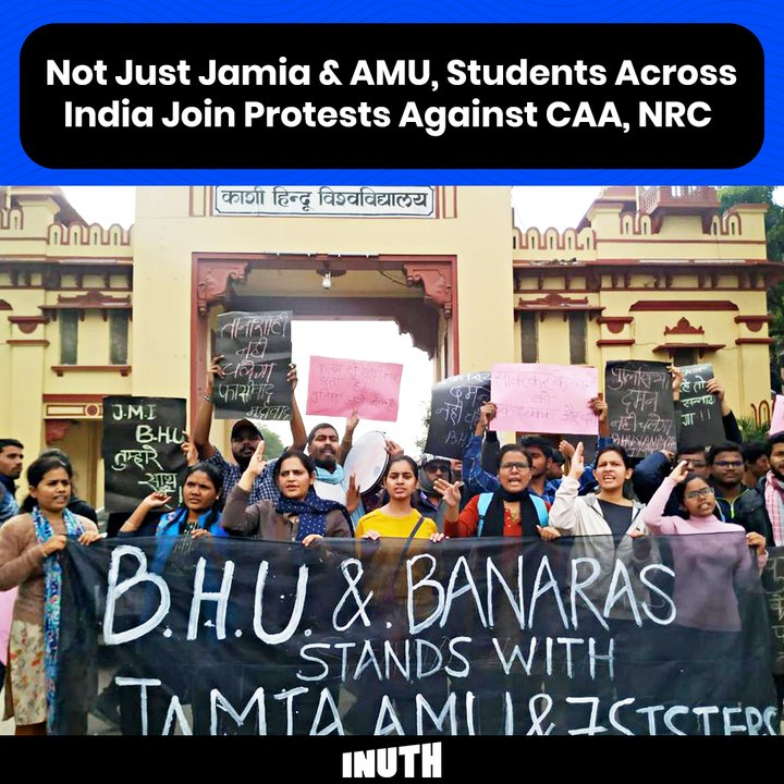 Not Just Jamia & AMU, Students Across India Join Protests Against CAA, NRC