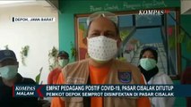 4 Pedagang Positif Corona di Pasar Cisalak, Pasar Ditutup