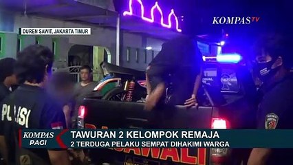 Pelaku Tawuran Langsung Melarikan Diri saat Polisi Datang!