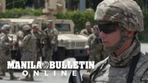 National Guard troops set up base in Los Angeles after protests