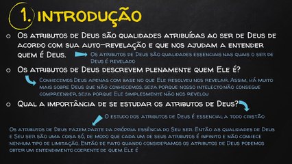 AULA 8 DOUTRINA DE DEUS