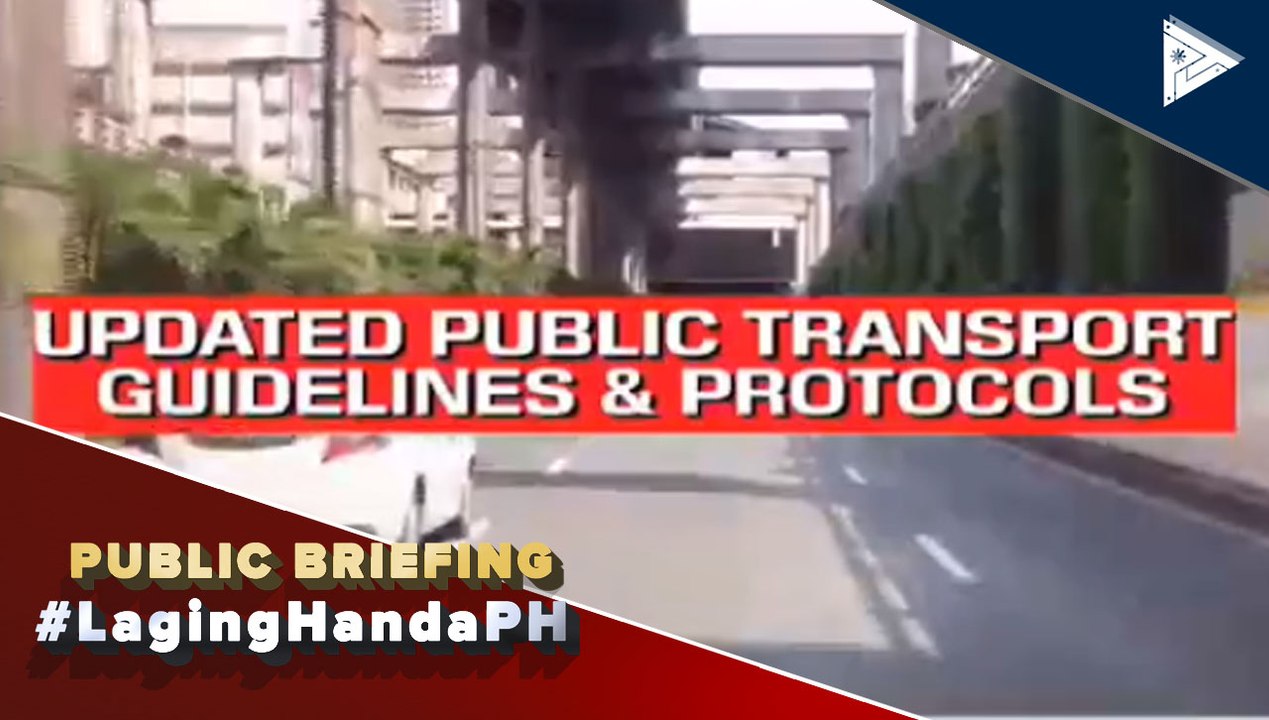 Updated public transport guidelines & protocols of DOTr under General Community Quarantine