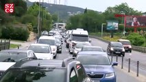 Kısıtlamanın ardından İstanbul trafiğinde yoğunluk oluştu