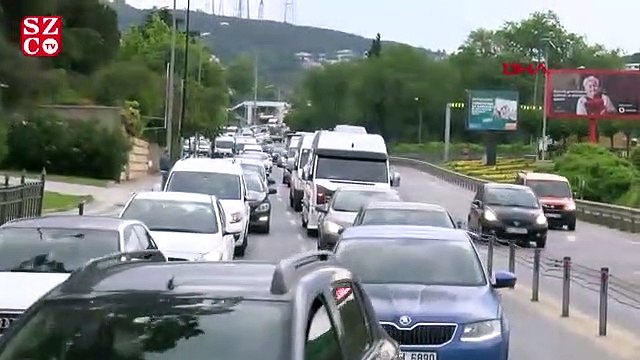 Kısıtlamanın ardından İstanbul trafiğinde yoğunluk oluştu