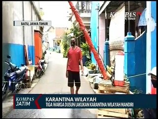 Warga Giripurno Lakukan Karantina Wilayah