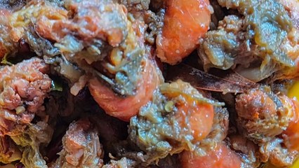 Chingri Machdiya kochur shak চিংড়ি মাছ দিয়ে কচুর শাক রেসিপি