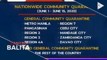 Palasyo: Pagpapatupad ng GCQ, nakabatay sa datos