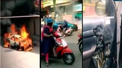 Can bottle of hand sanitiser catch fire if left in car?