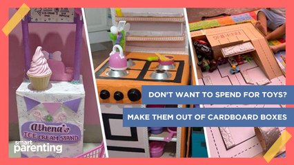 Turn Cardboard Boxes Into Any Toy Your Child Will Love!