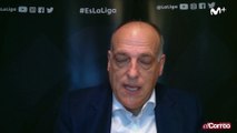 Javier Tebas, pte LaLiga, comenta sobre las condiciones para organizar las jornadas de liga