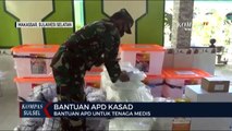 Bantuan APD Dari Kasad Untuk Tenaga Medis Tiba Di Makassar