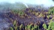 Aerial fire Footage - Longridge Fell, Dutton Woodland, May 31, 2020