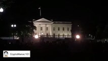 Momento que Casa Blanca apaga las luces! White House Shut Down!