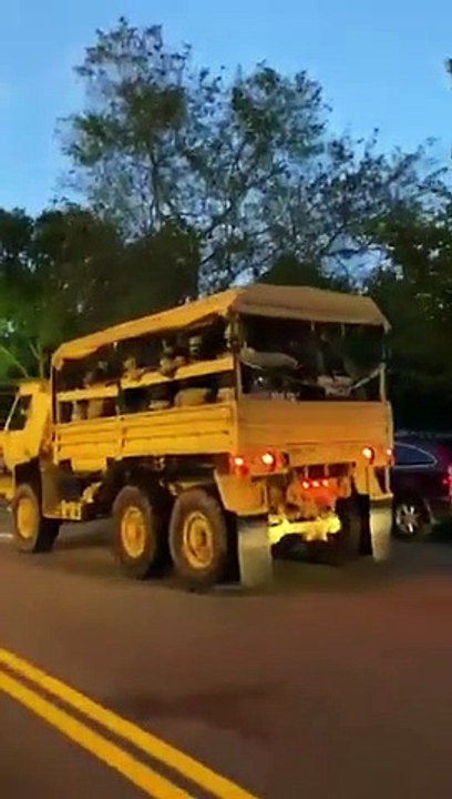 Armed soldiers ready to roll on #GeorgeFloyd protestors at the #WhiteHouse: