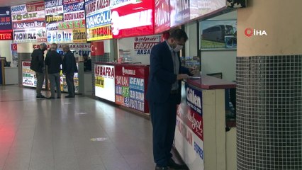 Kocaeli'de vatandaşlar otogarda yoğunluk oluşturdu