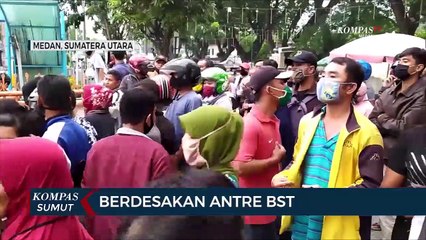 Berdesakan Antre BST