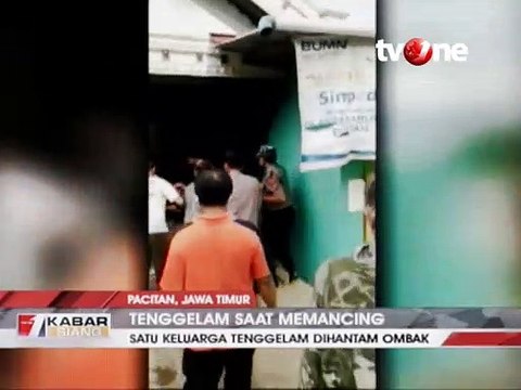 Satu Keluarga di Pacitan Tenggelam Dihantam Ombak