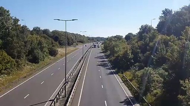 Increase in traffic on A45 in Northampton shot by Northamptonshire Police