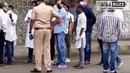 Emotional and teary-eyed Sajid at brother Wajid Khan's funeral; Aditya Pancholi seen too