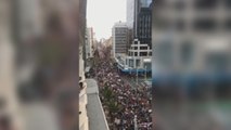 Neozelandeses marchan en solidaridad con las protestas por la muerte de Floyd