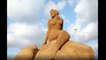 Sand sculptures take shape at the International Sand Sculpture Festival