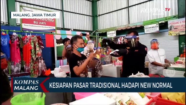Kesiapan Pasar Oro Oro Dowo Malang Hadapi New Normal
