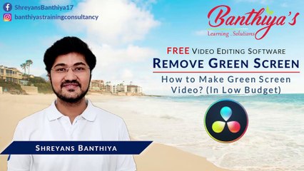 How to Green Screen? | Remove Background from Video | Delta Key | Davinci Resolve 16 | Hindi