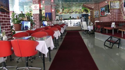 Suriye sınırındaki restoranlar hizmet vermeye başladı
