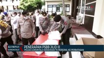 Terapkan PSBB Jilid Tiga,Polda Gorontalo Kerahkan 70 Personil Keperbatasan