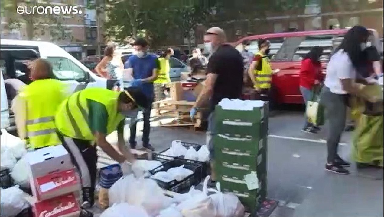 La pauvreté explose en Espagne, les banques alimentaires prises d'assaut
