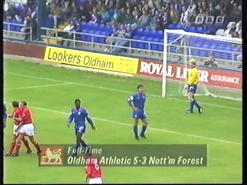 Match of the Day [BBC]: 1992/93 F.A. Premier League Aug-Sept 1992