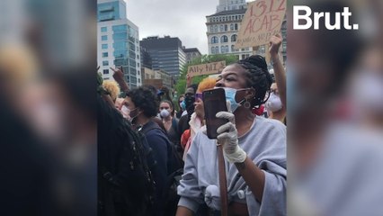 NYC protesters rally for George Floyd