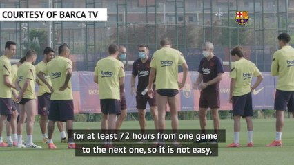 LaLiga president says schedule won't be easy